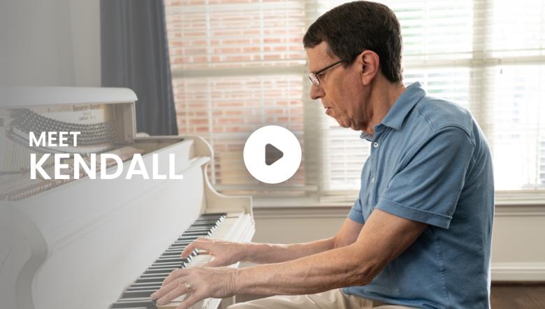 Video cover, click to watch a video of Kendall, a GOCOVRI patient.